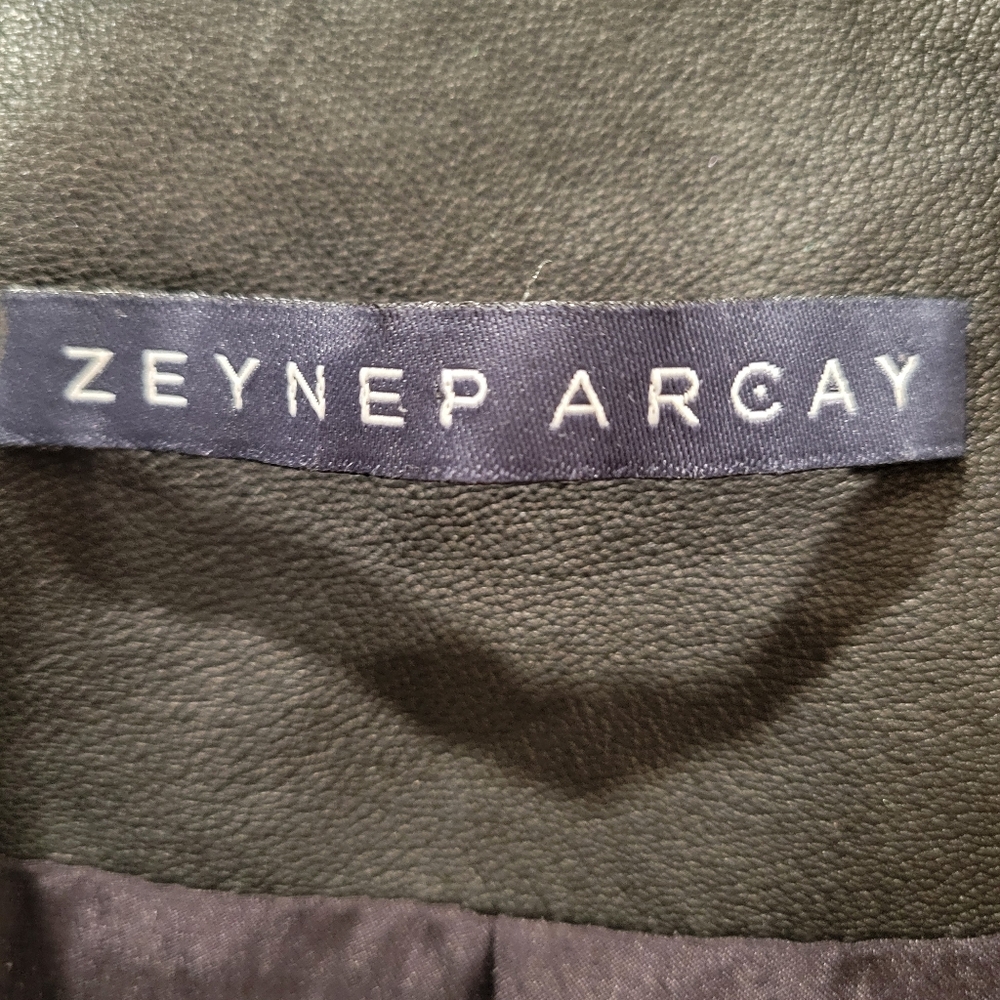 Zeynep Arcay Leather Blazer - Picture 6 of 6